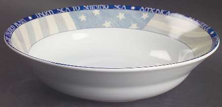 America The Beautiful 9" Round Vegetable Bowl