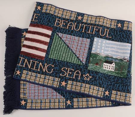America The Beautiful 13" X 72" Cloth Table Runner