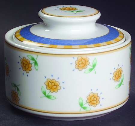 Spring Terrace Sugar Bowl & Lid