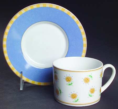 Spring Terrace Flat Cup & Saucer Set