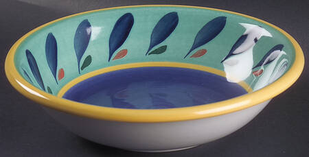 Dew Drop 9" Round Vegetable Bowl