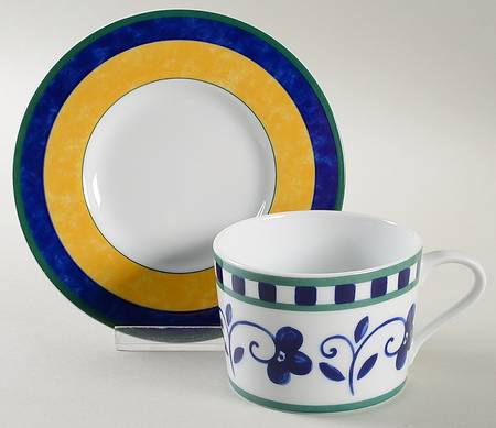 Firenze Flat Cup & Saucer Set