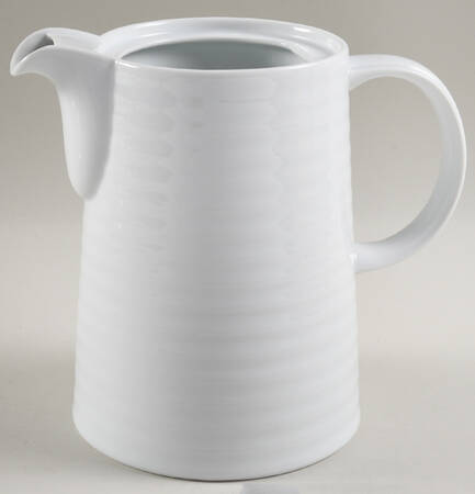 Roulette White Coffee Pot No Lid