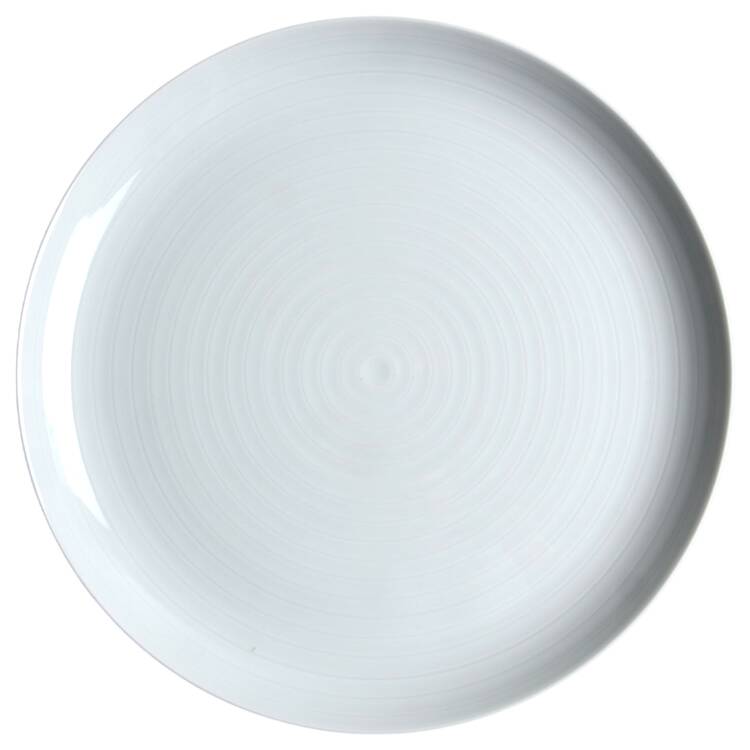 Roulette White 12" Chop Plate (Round Platter) by Spal Porcelanas