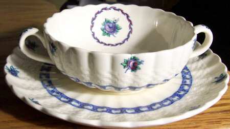 7915 Flat Cream Soup Bowl & Saucer Set