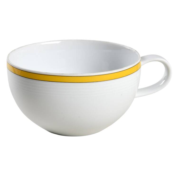 Cafe Classics Yellow Flat Cup