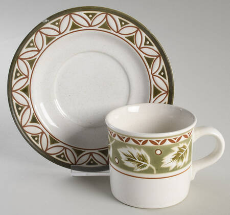 Treviso Flat Cup & Saucer Set