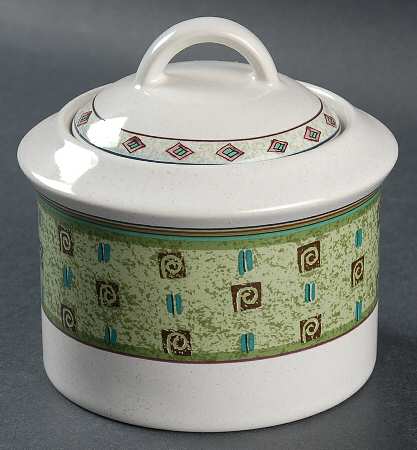 Sumatra Sugar Bowl & Lid