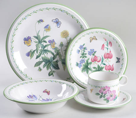 Garden Bloom 5 Piece Place Setting