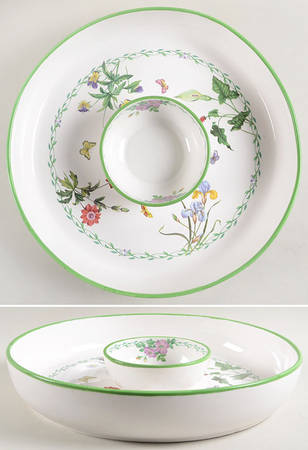 Garden Bloom (2 Piece) Chip & Dip Set