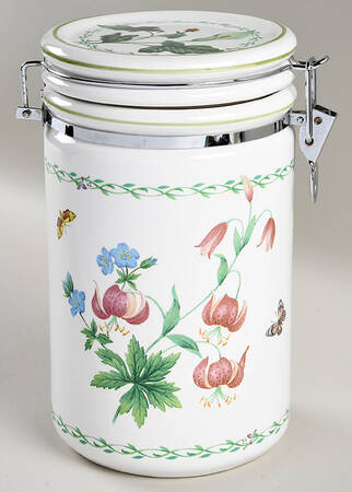 Garden Bloom 8" Storage Jar & Lid