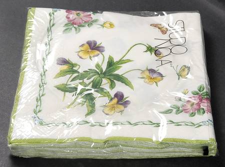 Garden Bloom Package of Paper Dinner Napkins