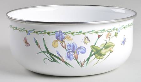 Garden Bloom 7" Metal Bowl
