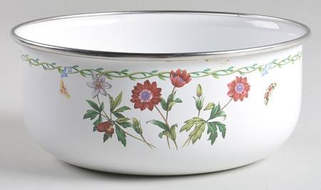 Garden Bloom 6" Metal Bowl