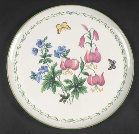 Garden Bloom Cake Plate