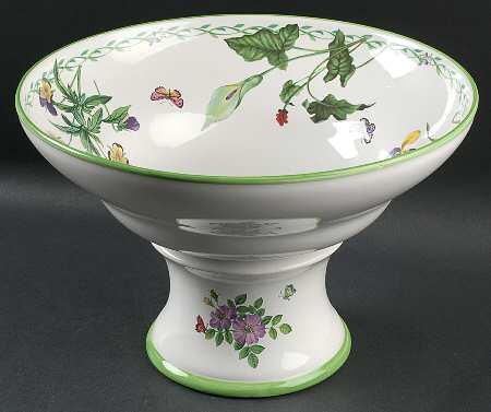 Garden Bloom Footed Bowl