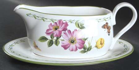 Garden Bloom Gravy Boat & Underplate