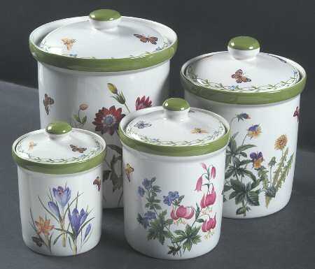Garden Bloom (4 Piece) Canister Set (Box Set)