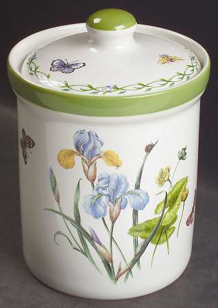 Garden Bloom Medium Canister & Lid
