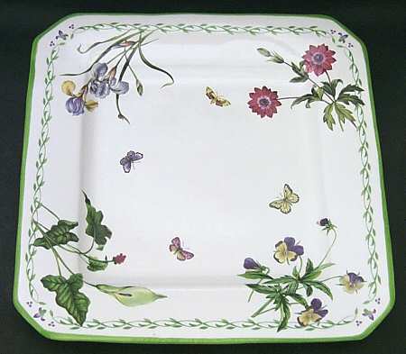 Garden Bloom 16" Square Serving Platter
