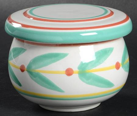 Country Meadow Sugar Bowl & Lid