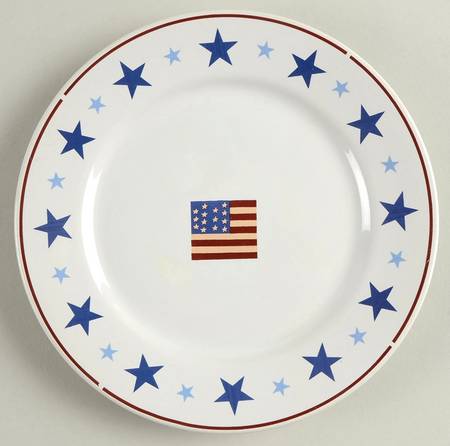 Majestic Flag Salad Plate