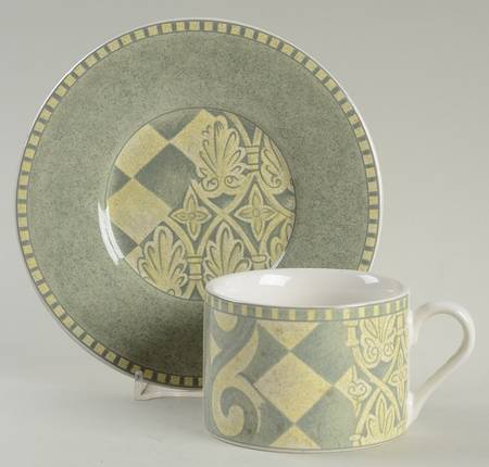 Monterey Flat Cup & Saucer Set