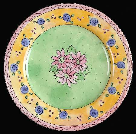 Strawberry Field Salad Plate