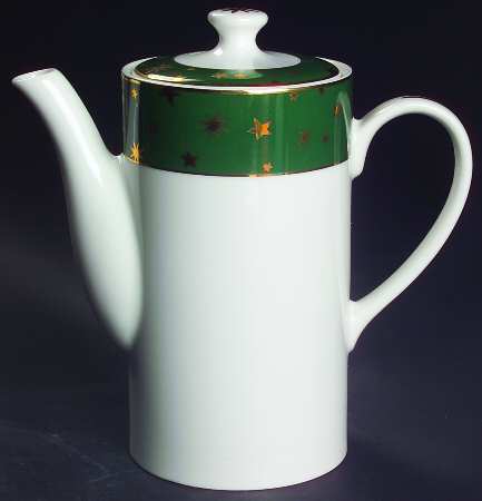 Galaxy Green Coffee Pot & Lid