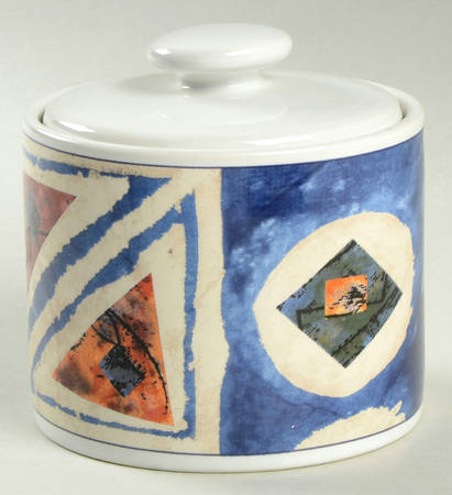 Mediterranean Sugar Bowl & Lid