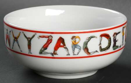 Hotch Potch Alphabet Child's Bowl