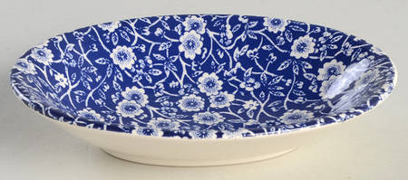Calico Blue (Crownford Stamp) Soap Dish