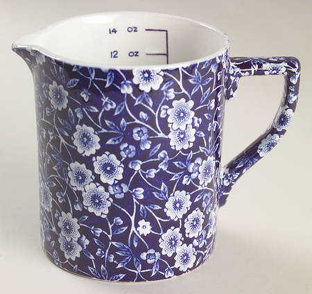 Calico Blue (Crownford Stamp) Measuring Cup