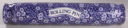 Calico Blue (Crownford Stamp) Rolling Pin