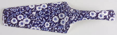 Calico Blue (Crownford Stamp) Solid Ceramic Pie/Cake Server