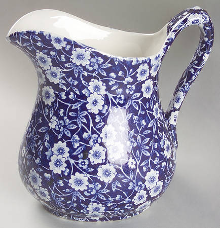 Calico Blue (Crownford Stamp) 16 Oz Pitcher