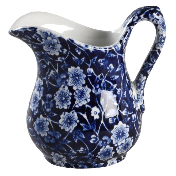 Calico Blue (Crownford Stamp) Mini Pitcher and Bowl Set, Pitcher Only