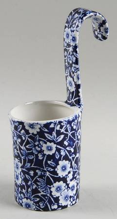 Calico Blue (Crownford Stamp) Spoon Rest/Holder (Holds 1 Spoon)
