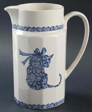 Calico Blue (Crownford Stamp) 40 Oz Pitcher