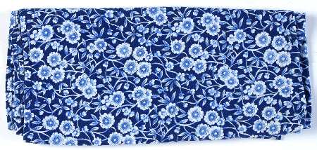Calico Blue (Crownford Stamp) Cloth Napkin