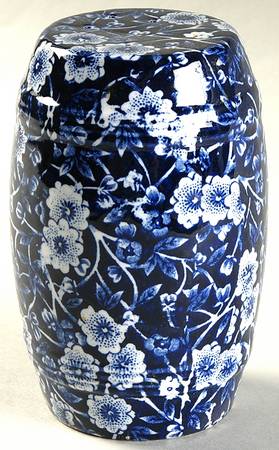 Calico Blue (Crownford Stamp) Salt Shaker