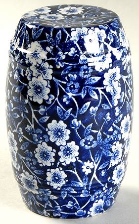 Calico Blue (Crownford Stamp) Pepper Shaker