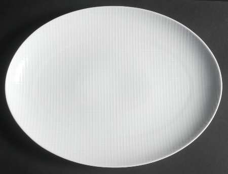 Grid 14" Oval Serving Platter