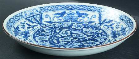 Blue Flowers Coupe Soup Bowl
