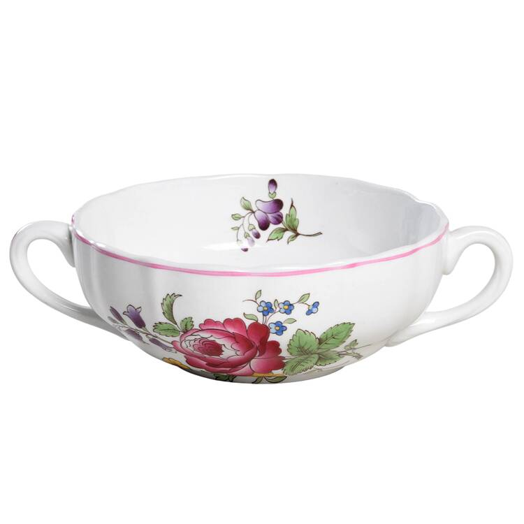 Marlborough Sprays Flat Cream Soup Bowl