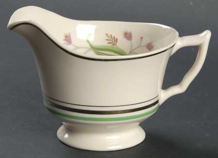 Coralbel (Winchester Shape, Platinum Trim) Creamer