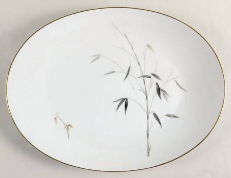 Bamboo Knight 16" Oval Serving Platter