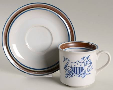 Georgetown Flat Cup & Saucer Set