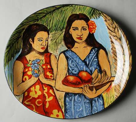 Fantasy Island 12" Chop Plate (Round Platter)