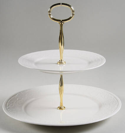 Garland 6 5/8"-10"  2 Tiered Serving Tray (Dp, Sp) HC